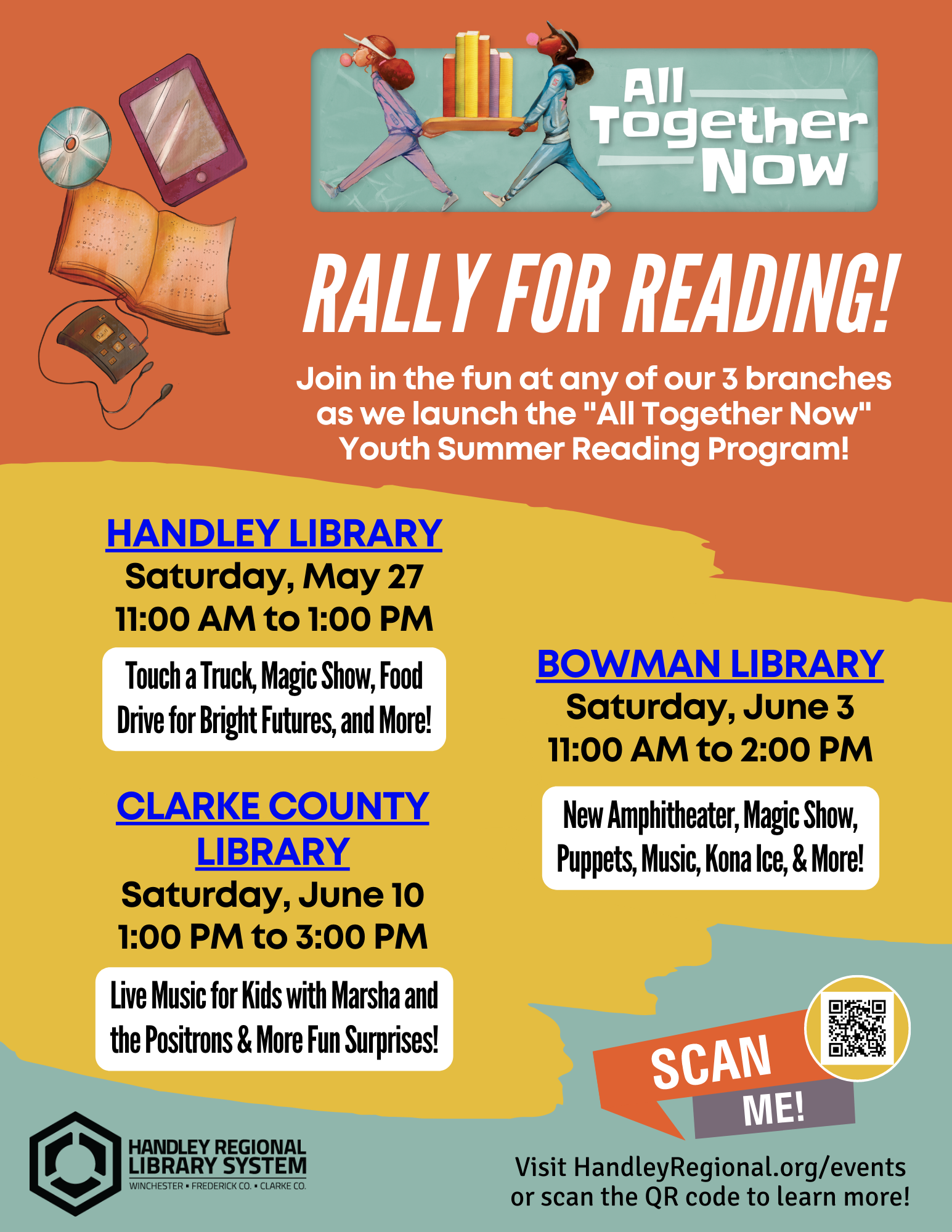 Rally for Reading is HUGE this year! Handley Regional Library System